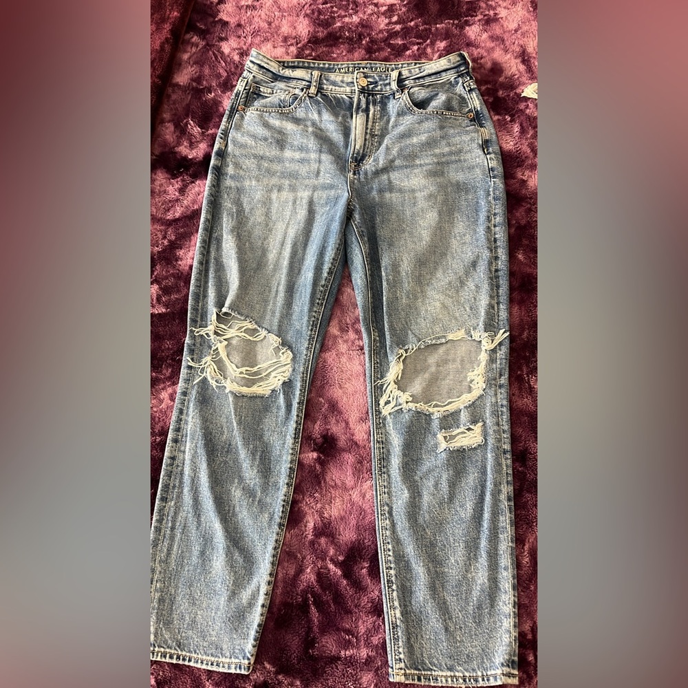 American Eagle Curvy Stretch Mom Jeans